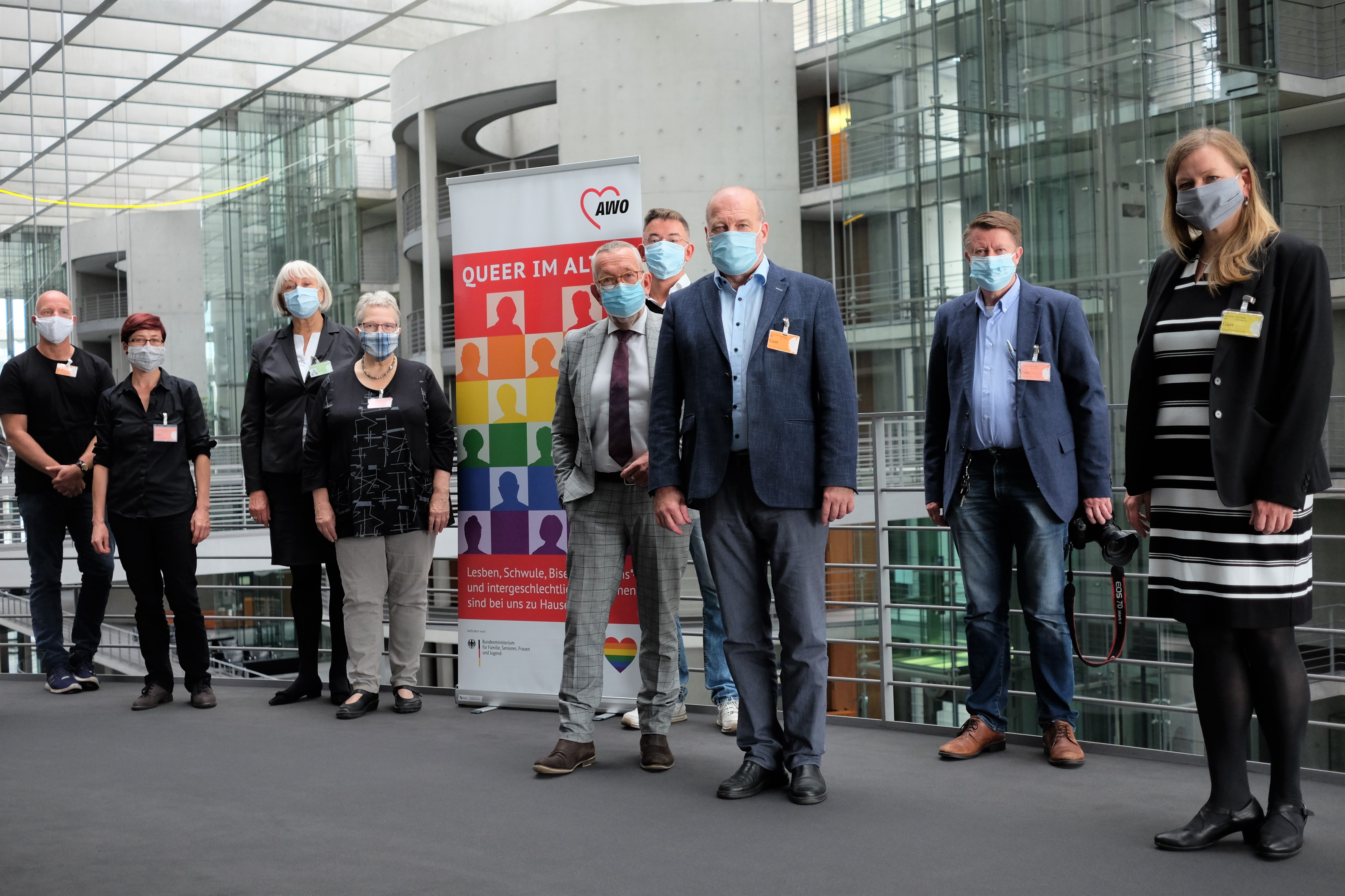 Beteiligte des Projektbeirats im Paul-Löbe-Haus des Deutschen Bundestags