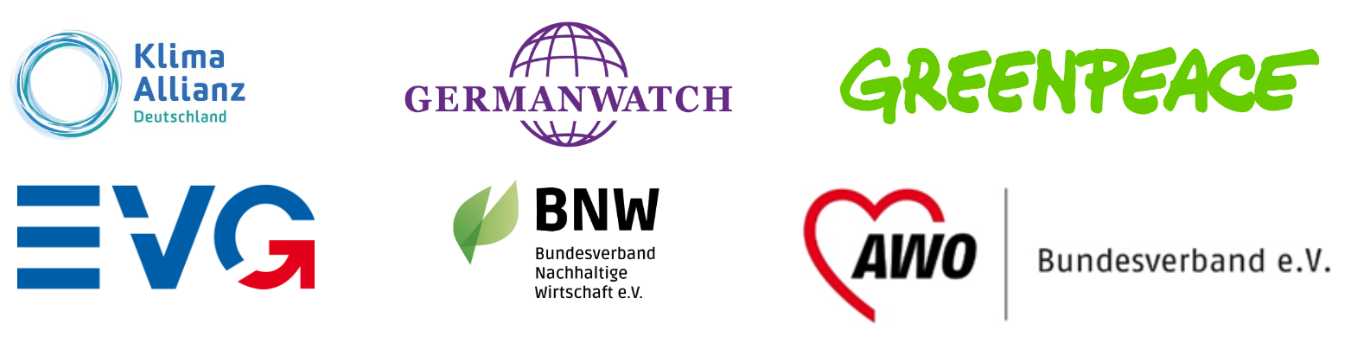Logos Verbände Bündnis Schieneninvestitionen