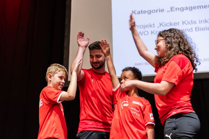 Lotte-Lemke-Engagementpreis 2022 Kicker Kids