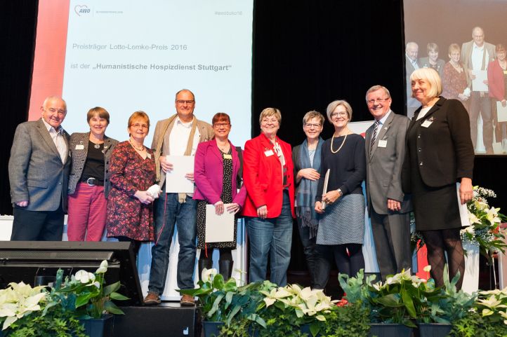 Gruppendbild nach der Verleihung des Lotte-lemke-Preisees 2016
