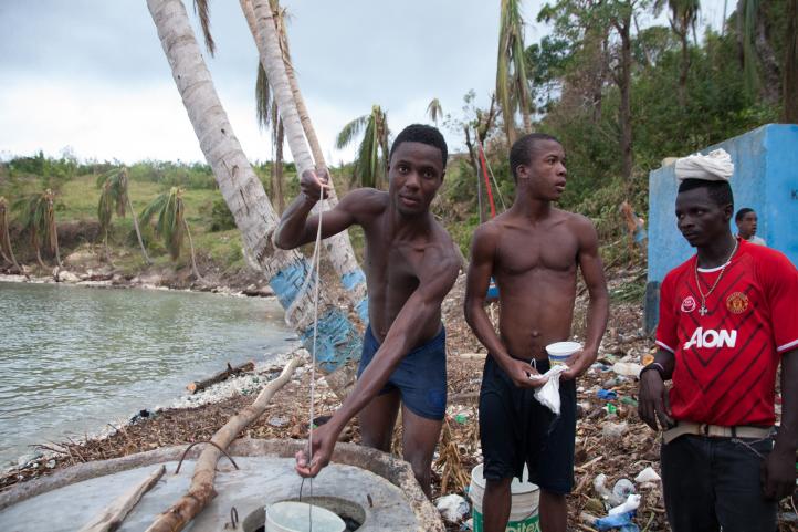 Haiti Hurrikan Menschen