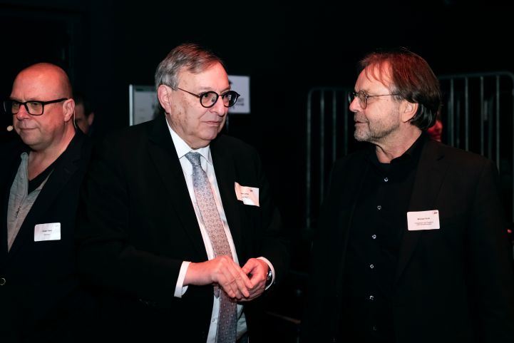 Holger Klein, Abraham Lehrer und Michael Groß