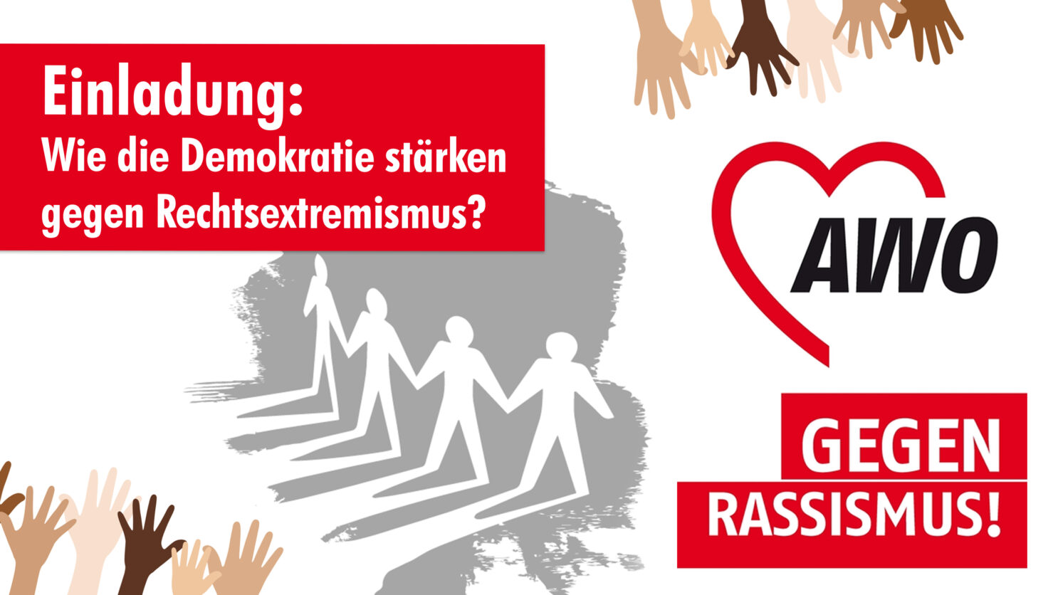 Einladung zu: "Wie die Demokratie stärken gegen Rechtsextremismus?"