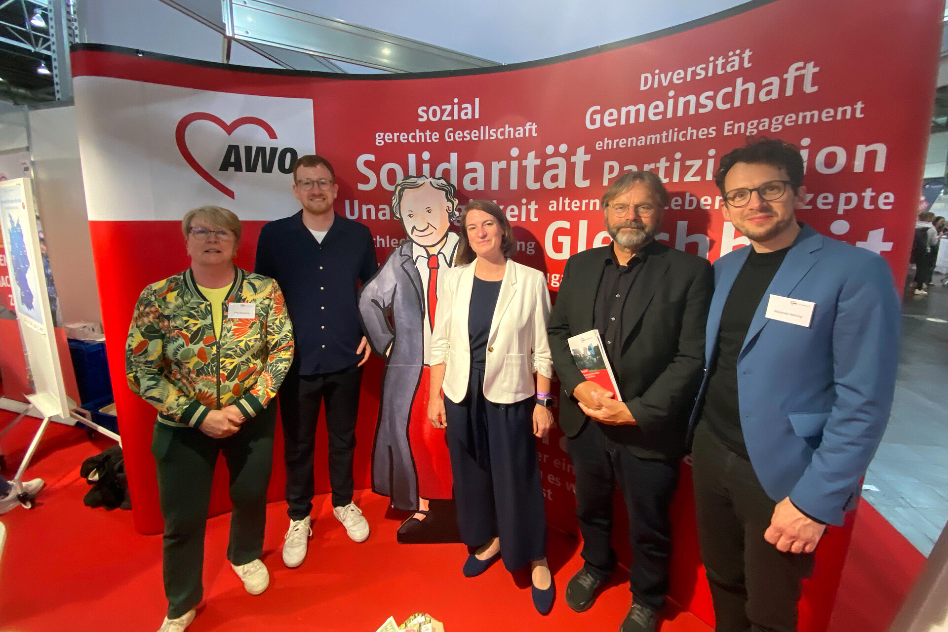 Vertreter*innen der AWO beim 18. Deutschen Kinder- und Jugendhilfetag vom 13.-15. Mai 2025 in Leipzig