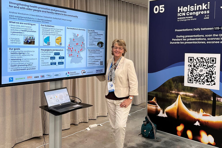 AWO Bundesverband beim ICN Congress "Nursing Power to change the World" in Helsinki, 9. bis 13. Juni 2025