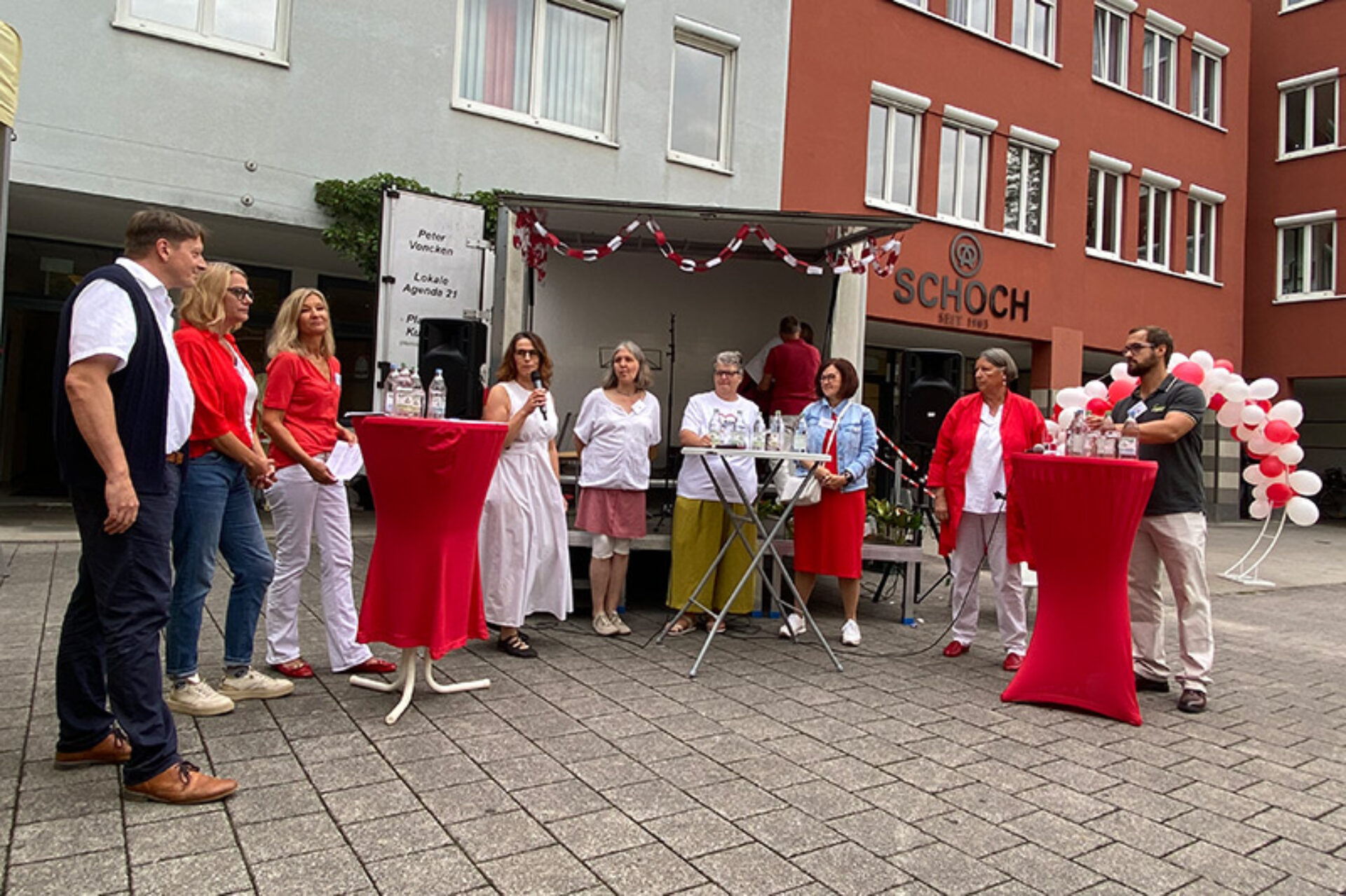AWO-Präsidentin Kathrin Sonnenholzner beim Rot-Weißen Frühstück des AWO Kreisverbands Konstanz in Singen