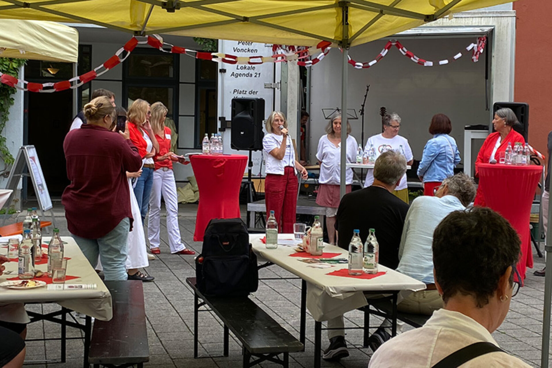 AWO-Präsidentin Kathrin Sonnenholzner beim Rot-Weißen Frühstück des AWO Kreisverbands Konstanz in Singen
