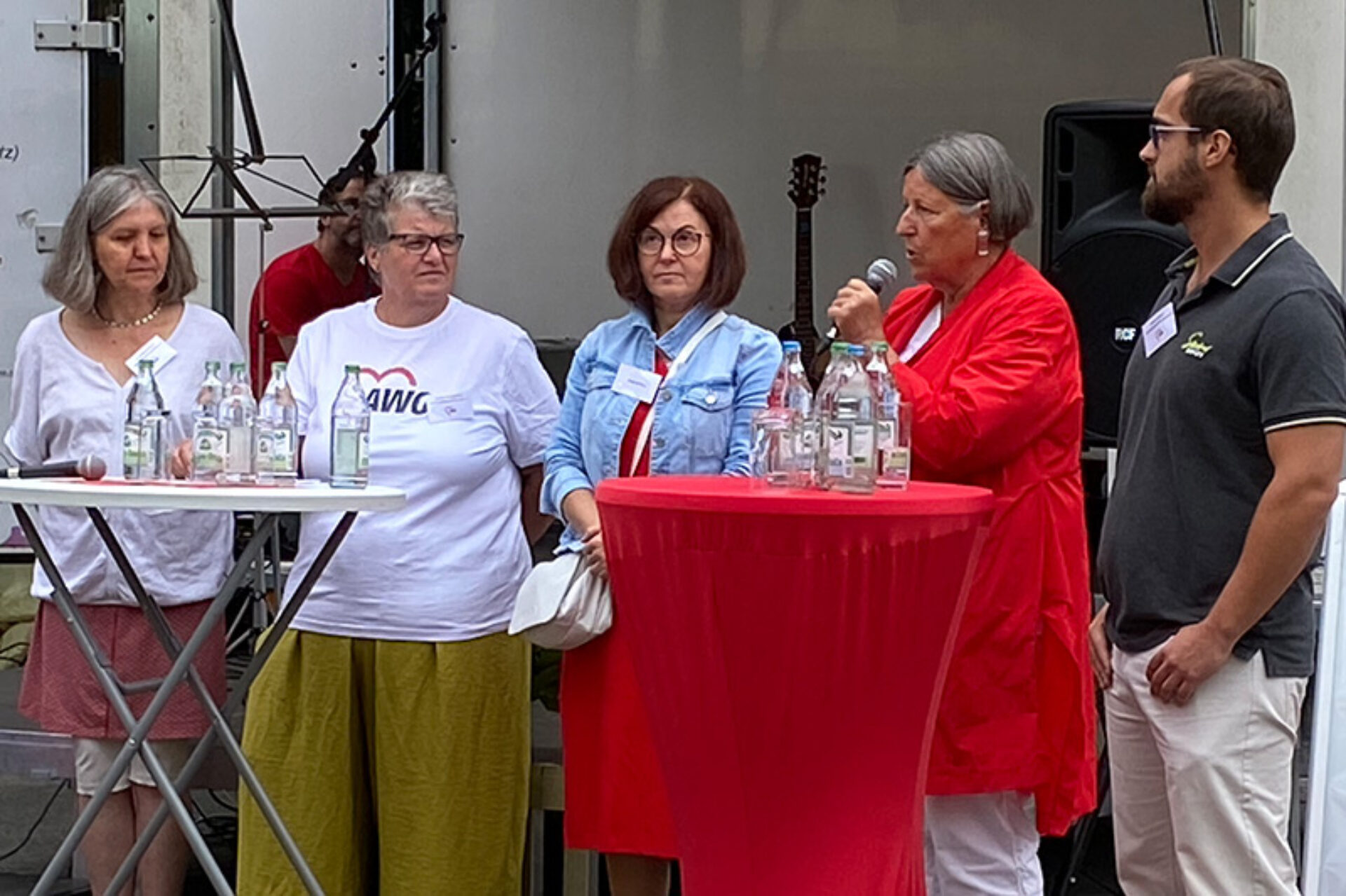 AWO-Präsidentin Kathrin Sonnenholzner beim Rot-Weißen Frühstück des AWO Kreisverbands Konstanz in Singen