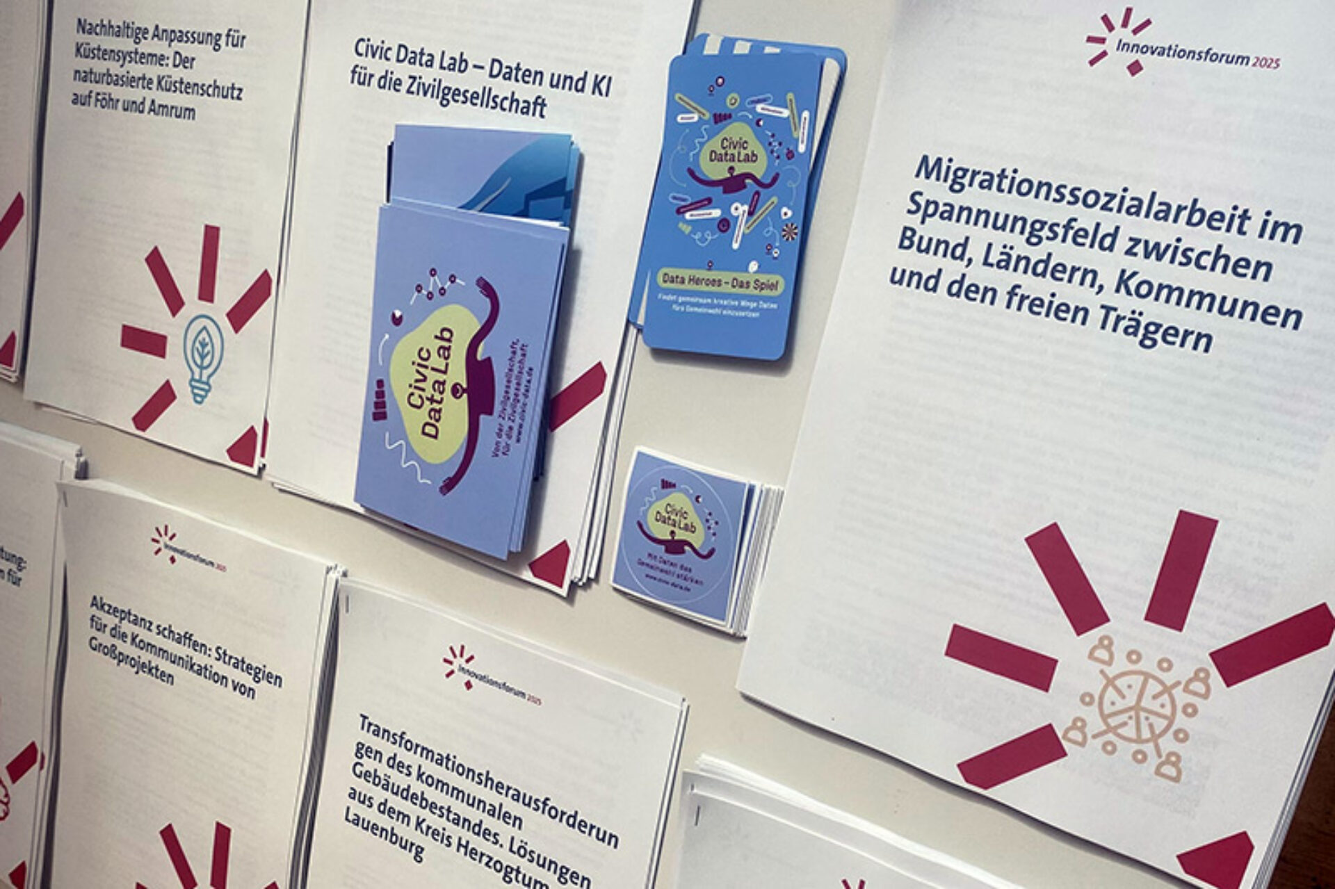 Materialien zur Migrationssozialarbeit beim Innovationsforum 2025