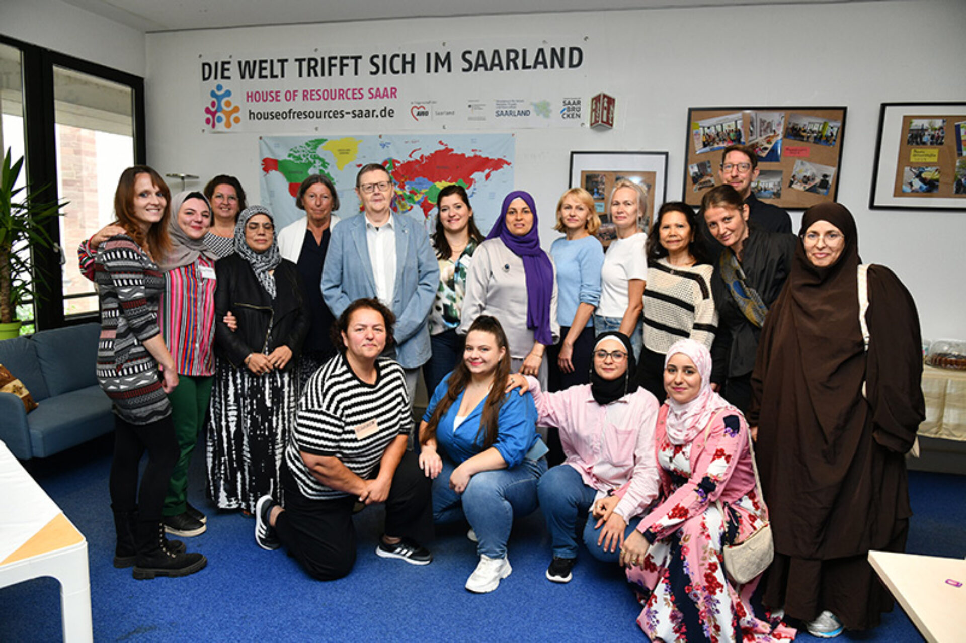AWO-Präsidentin Kathrin Sonnenholzner zu Besuch bei der AWO Saarland