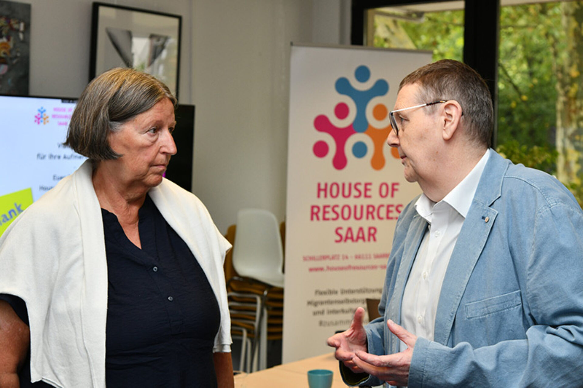 AWO-Präsidentin Kathrin Sonnenholzner zu Besuch bei der AWO Saarland
