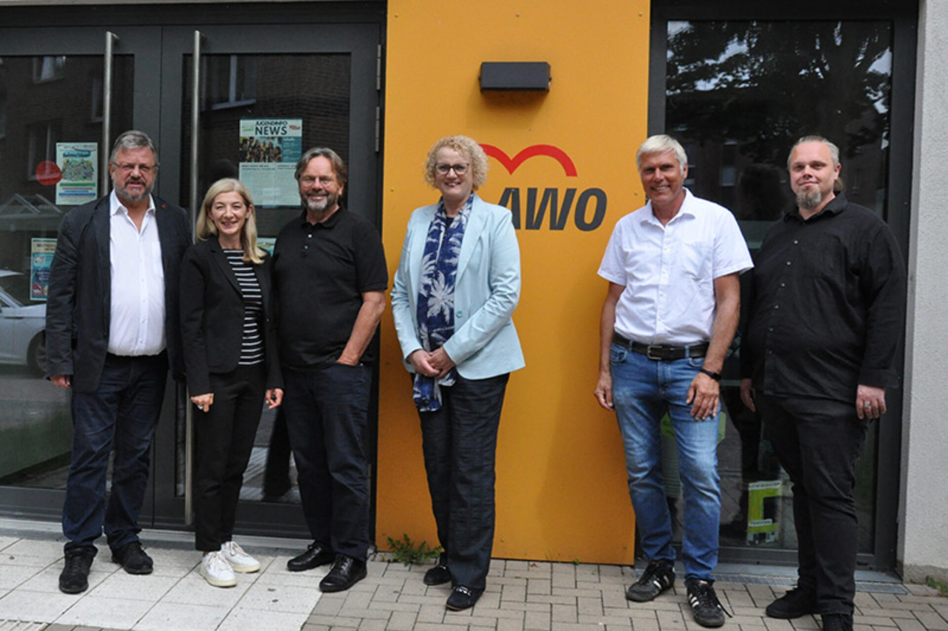 AWO-Präsident beim Besuch des Aktiv- und Stadtteiltreffs der AWO Düsseldorf