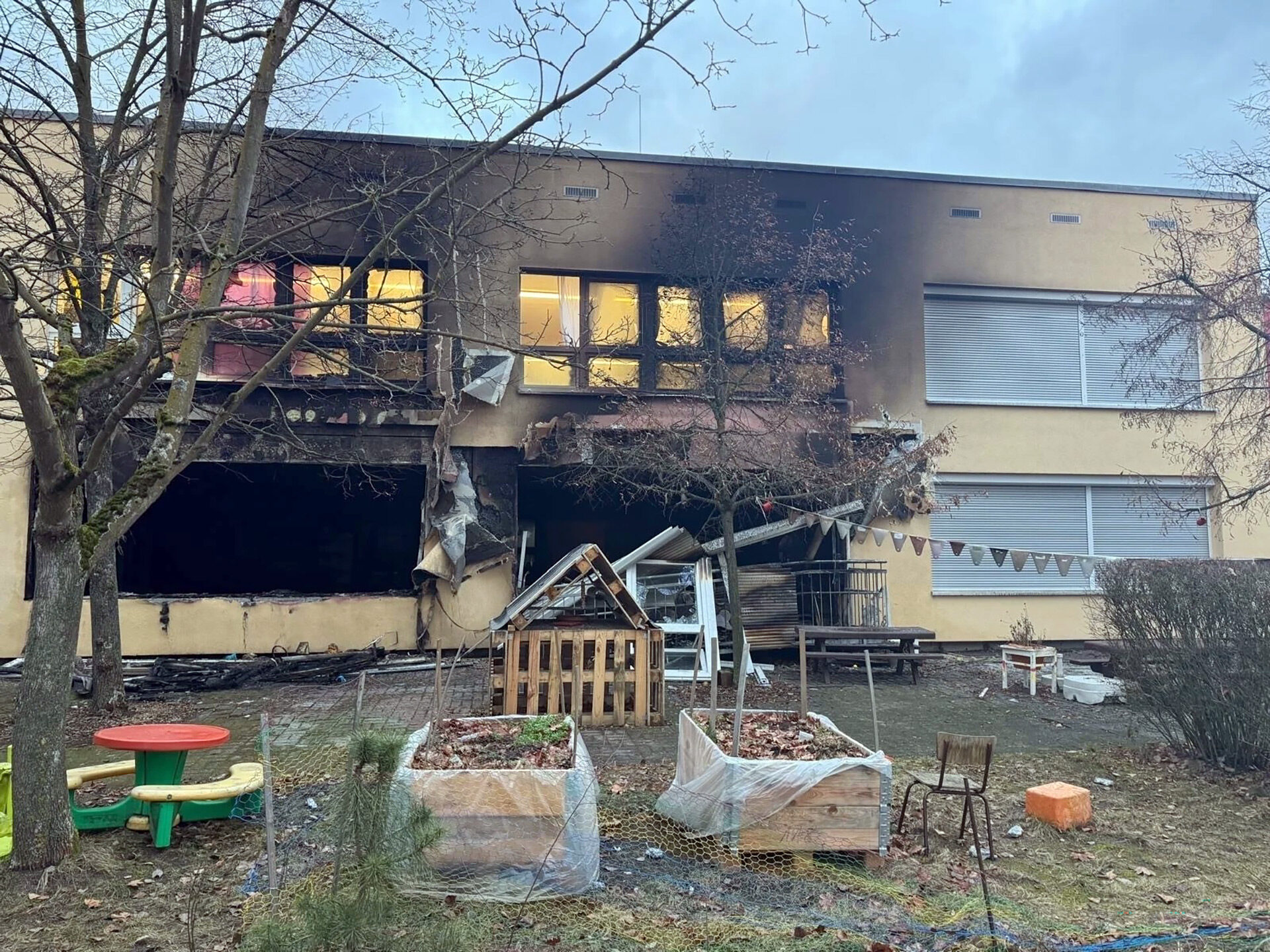 Brandanschlag auf AWO-Kita in Wittenberg