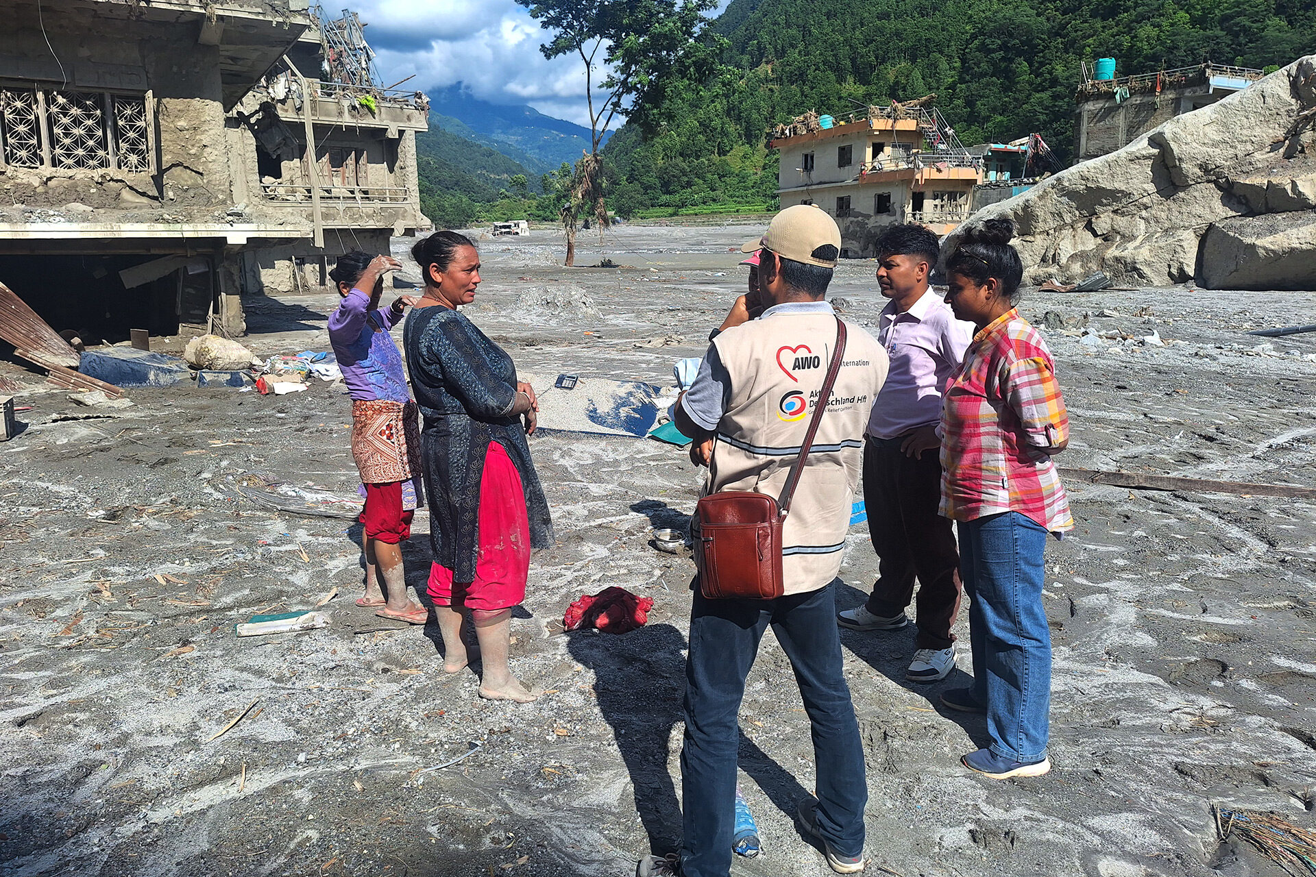 Flutkatastrophe in Nepal - AWO International vor Ort