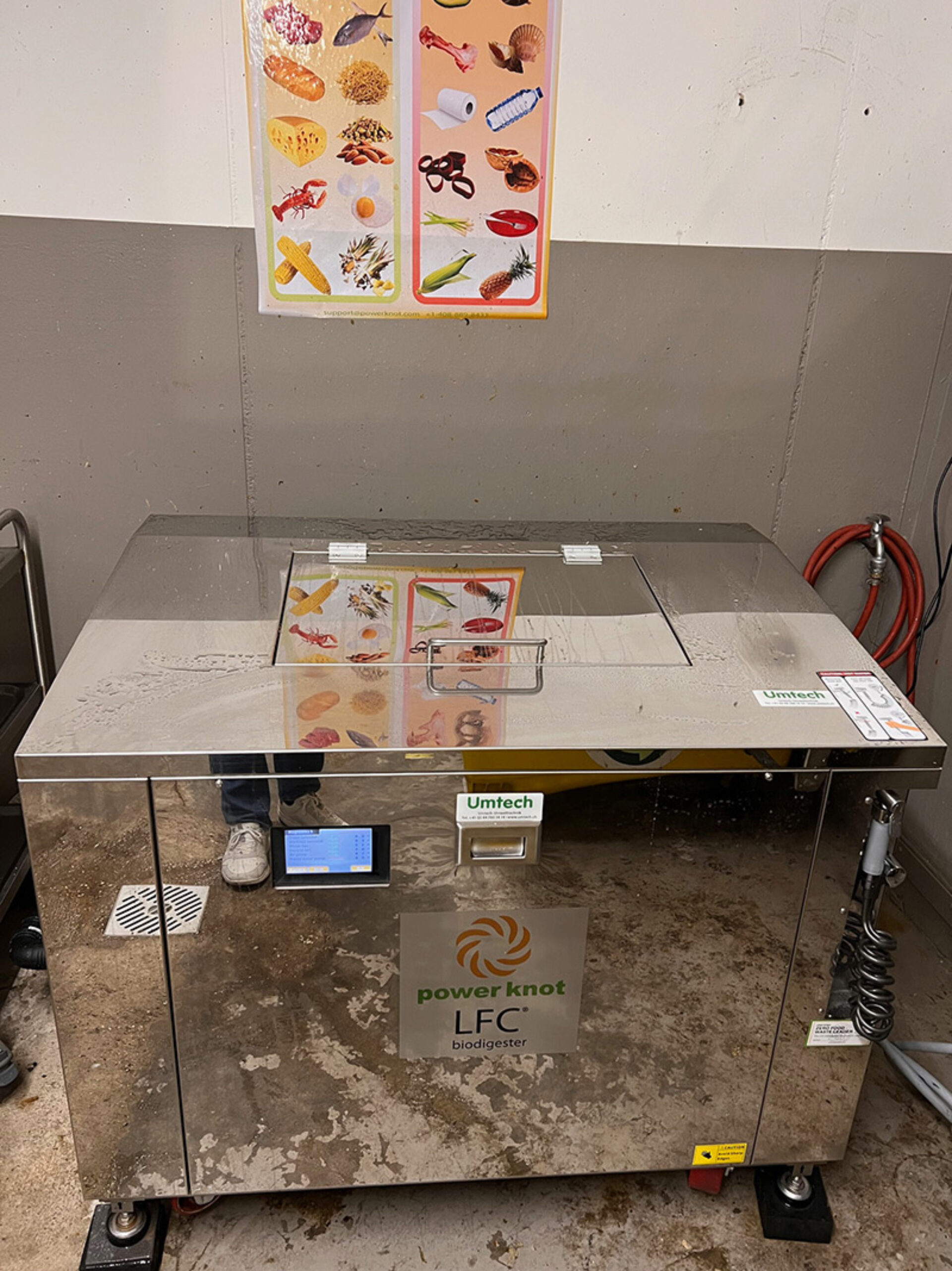 Bioabfallzersetzer "LFC Biodigester" des Unternehmens Power Knot