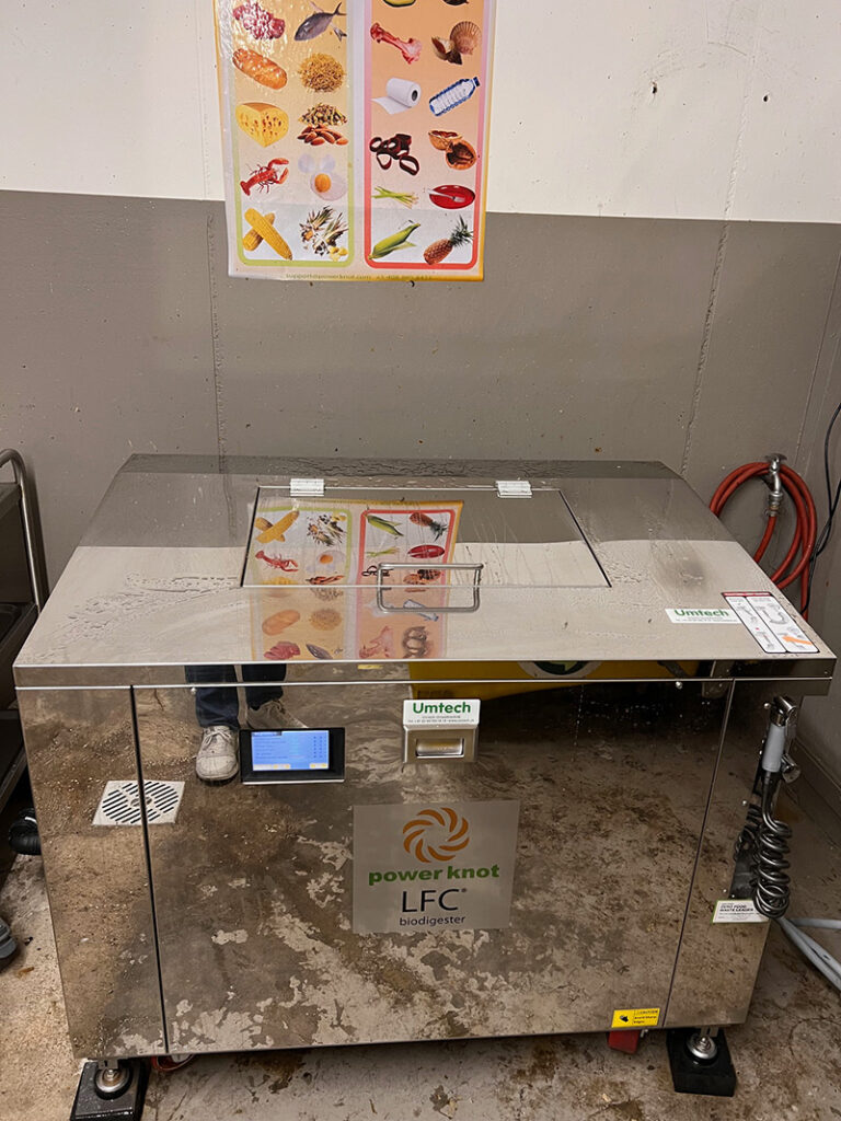 Bioabfallzersetzer "LFC Biodigester" des Unternehmens Power Knot