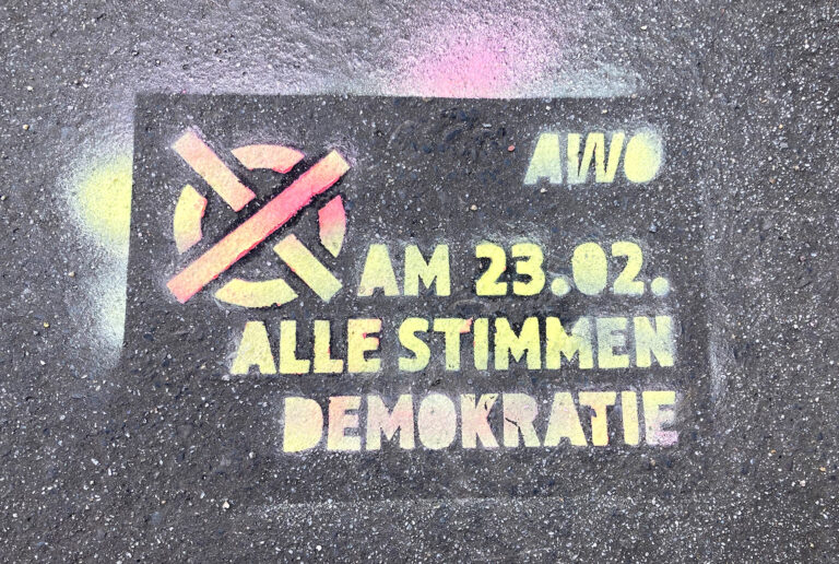 Aktionstag "Am 23.02. alle Stimmen Demokratie"
