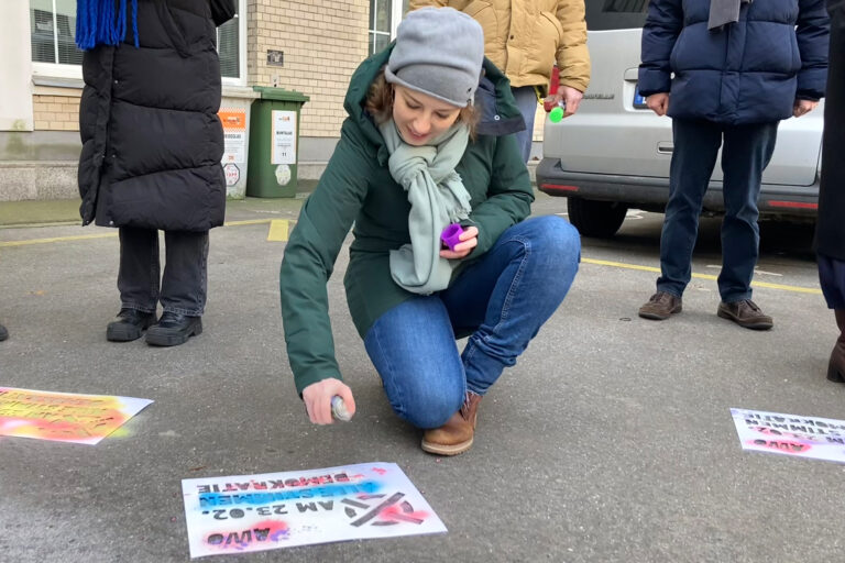 Aktionstag "Am 23.02. alle Stimmen Demokratie"