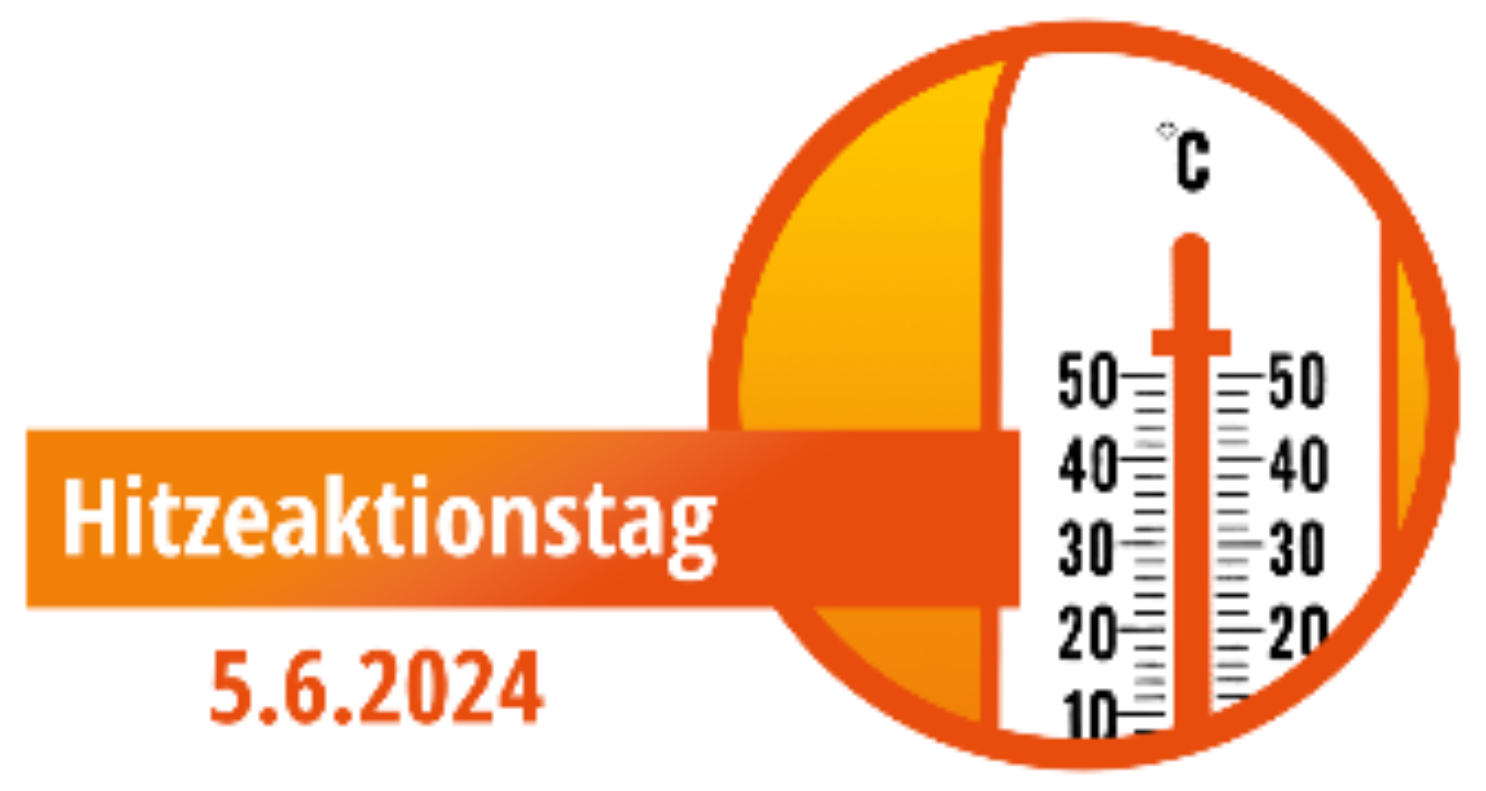 Grafik für den Hitzeaktionstag 2024