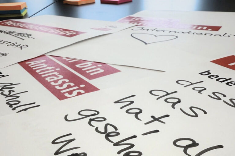 AWO gegen Rassismus Plakate
