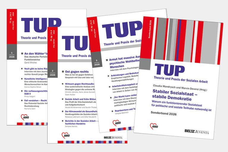 Cover von TUP-Ausgaben aus dem Jahr 2026