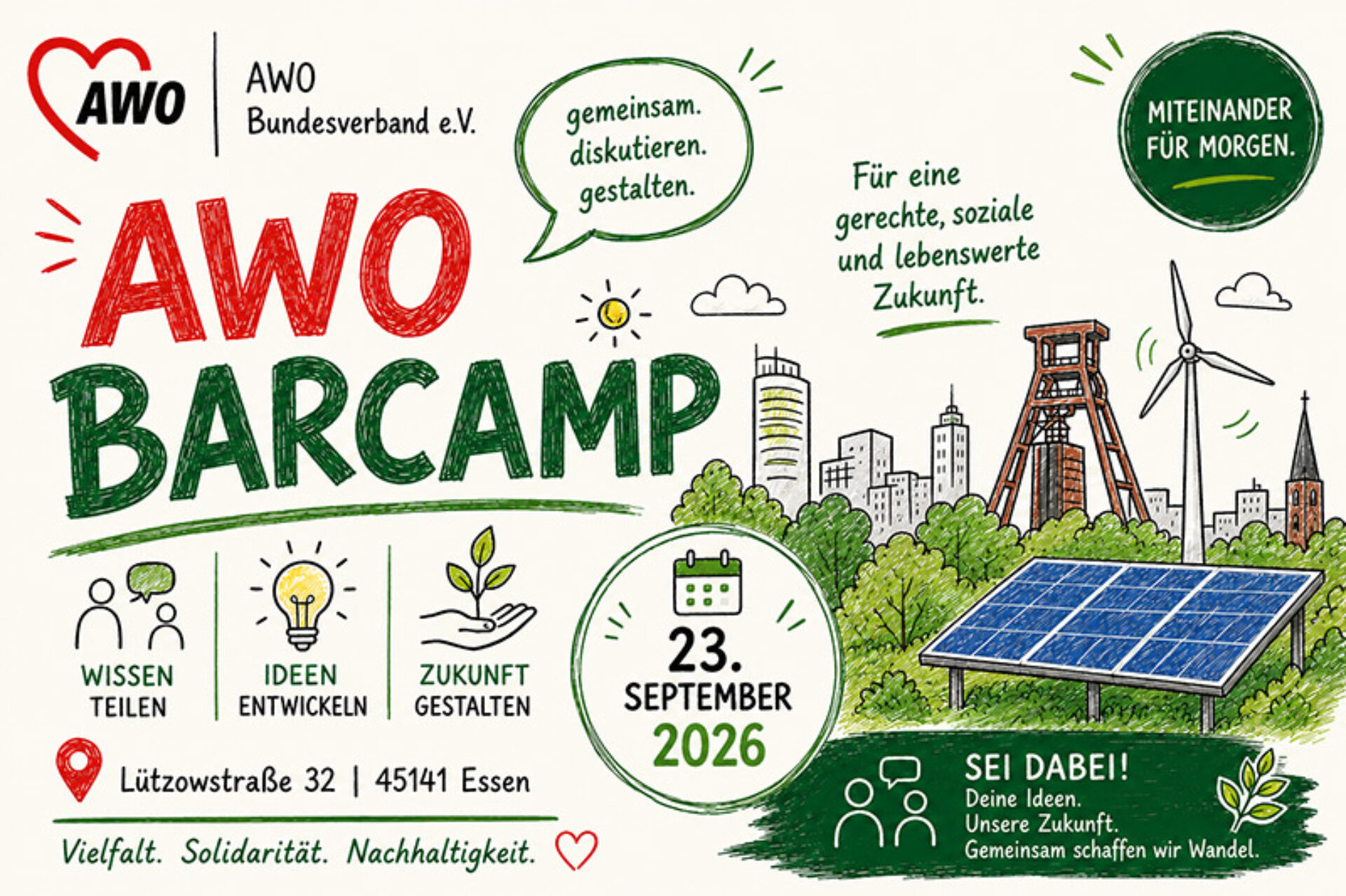 AWO Barcamp Klimaschutz 23. September 2026