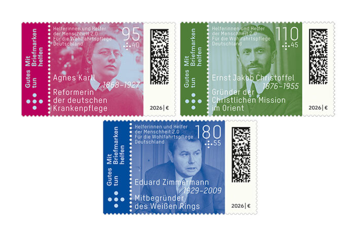 Wohlfahrtsmarken 2026 Einzelmarken