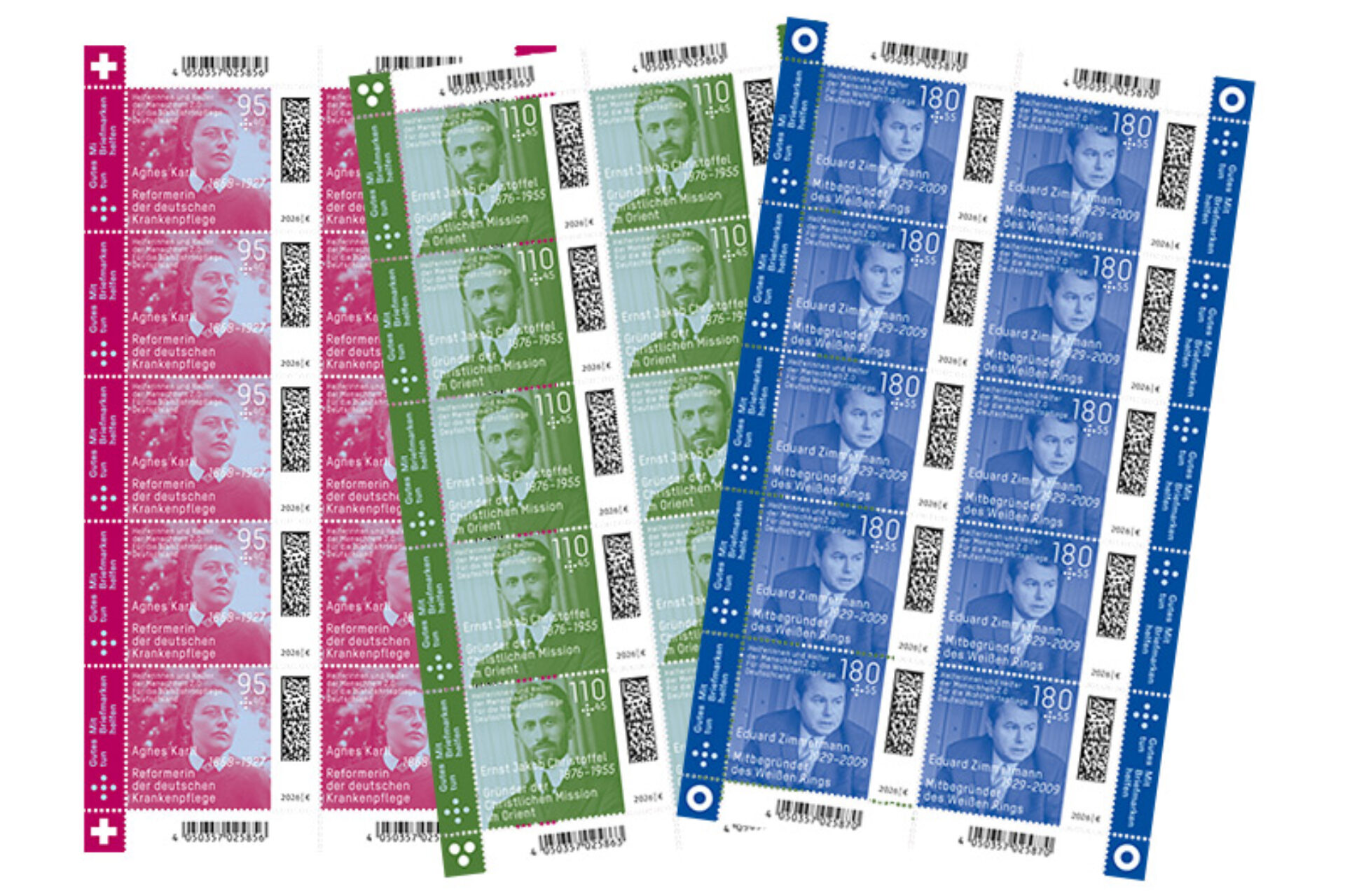 Wohlfahrtsmarken 2026 Zehnerbögen