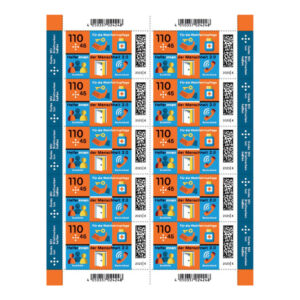 Wohlfahrtsmarkenset 10 x 1,10 Euro plus 45 Cent