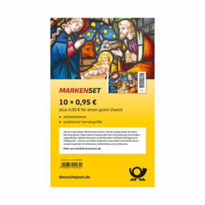 Wohlfahrts-Weihnachtsmarken 2025 (10 x 95 Cent + 40 Cent)