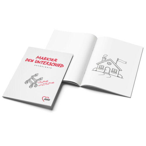 Malbuch zur AWO-Kampagne „Markier den Unterschied“