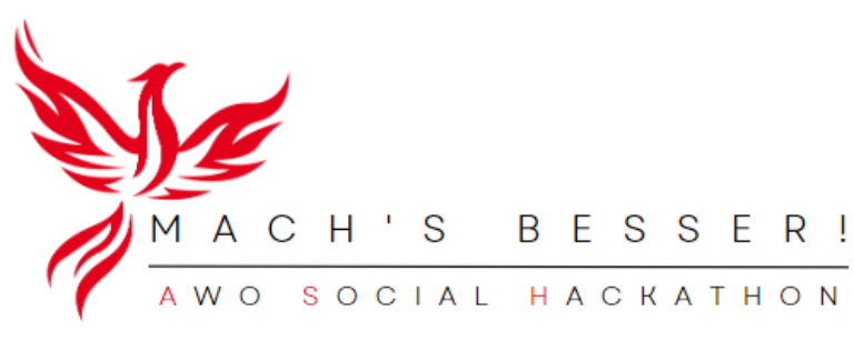 Logo "Mach's besser! - AWO SOCIAL HACKATHON"