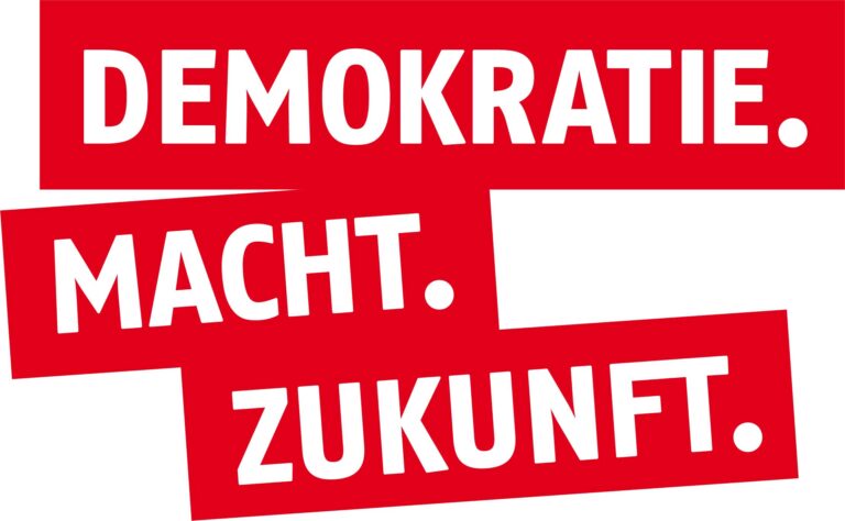 Keyvisual der AWO-Kampagne Demokratie. Macht. Zukunft.