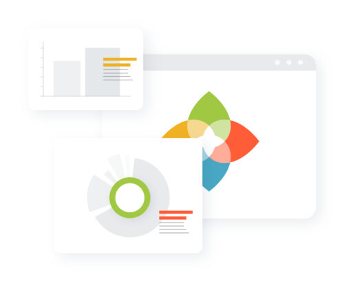 Illustrationen verschiedener Grafiken und Diagramme